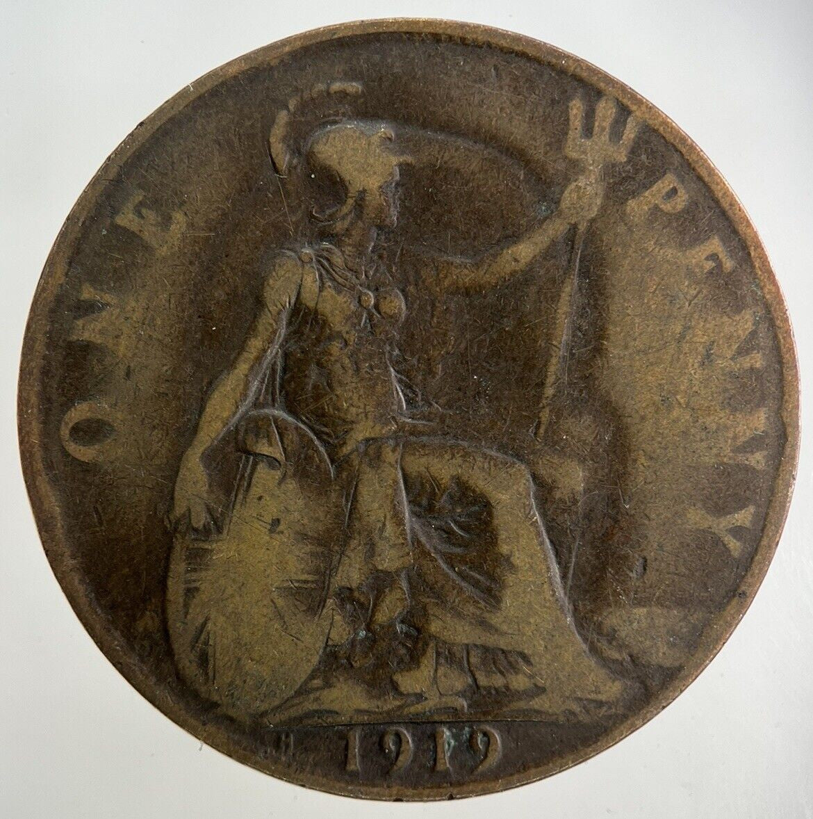 1919-H George V One Penny Coin | Collectable Grade