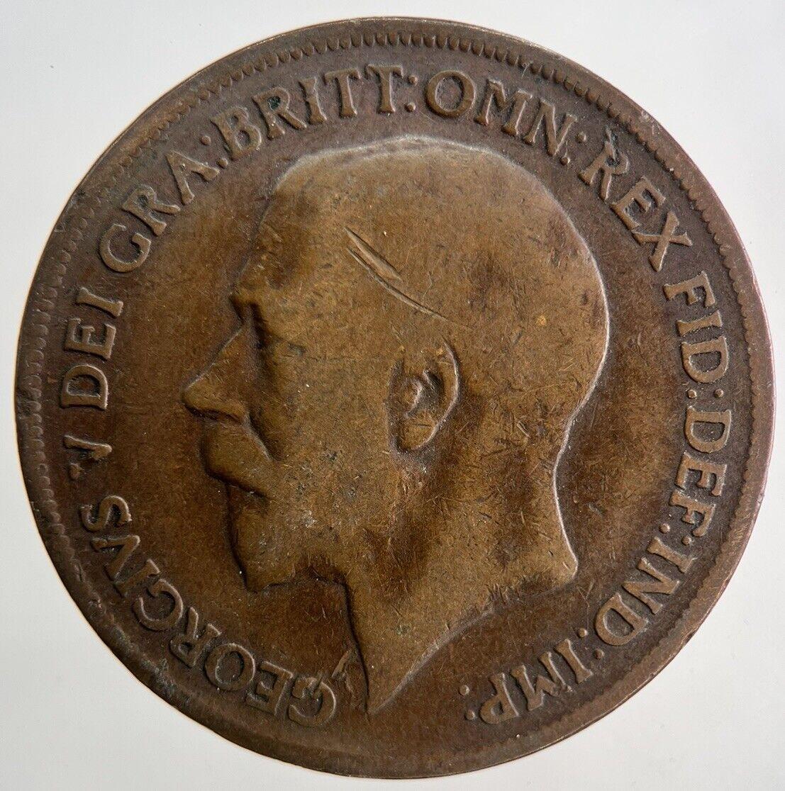 1919-H George V One Penny Coin | Collectable Grade