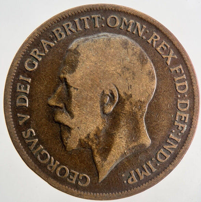 1919-H George V One Penny Coin | Collectable Grade