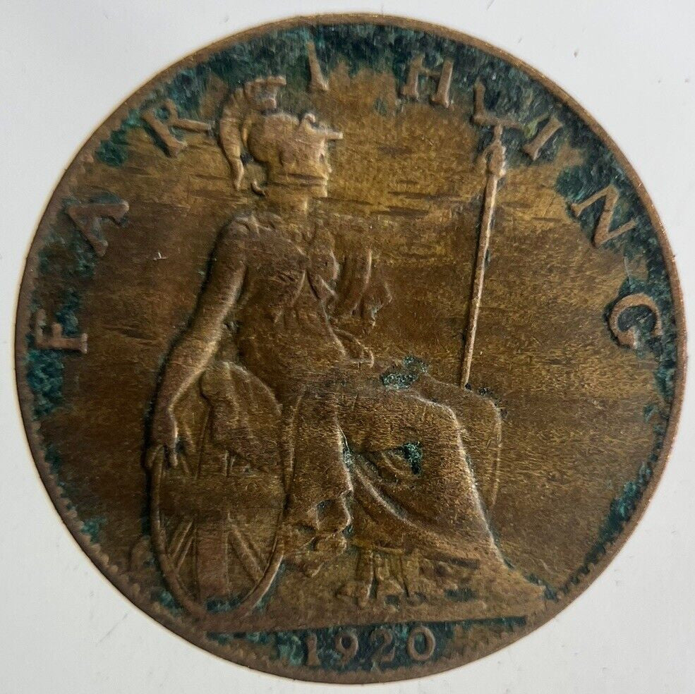 1920 George V Farthing Coin | Fine Collectable Grade