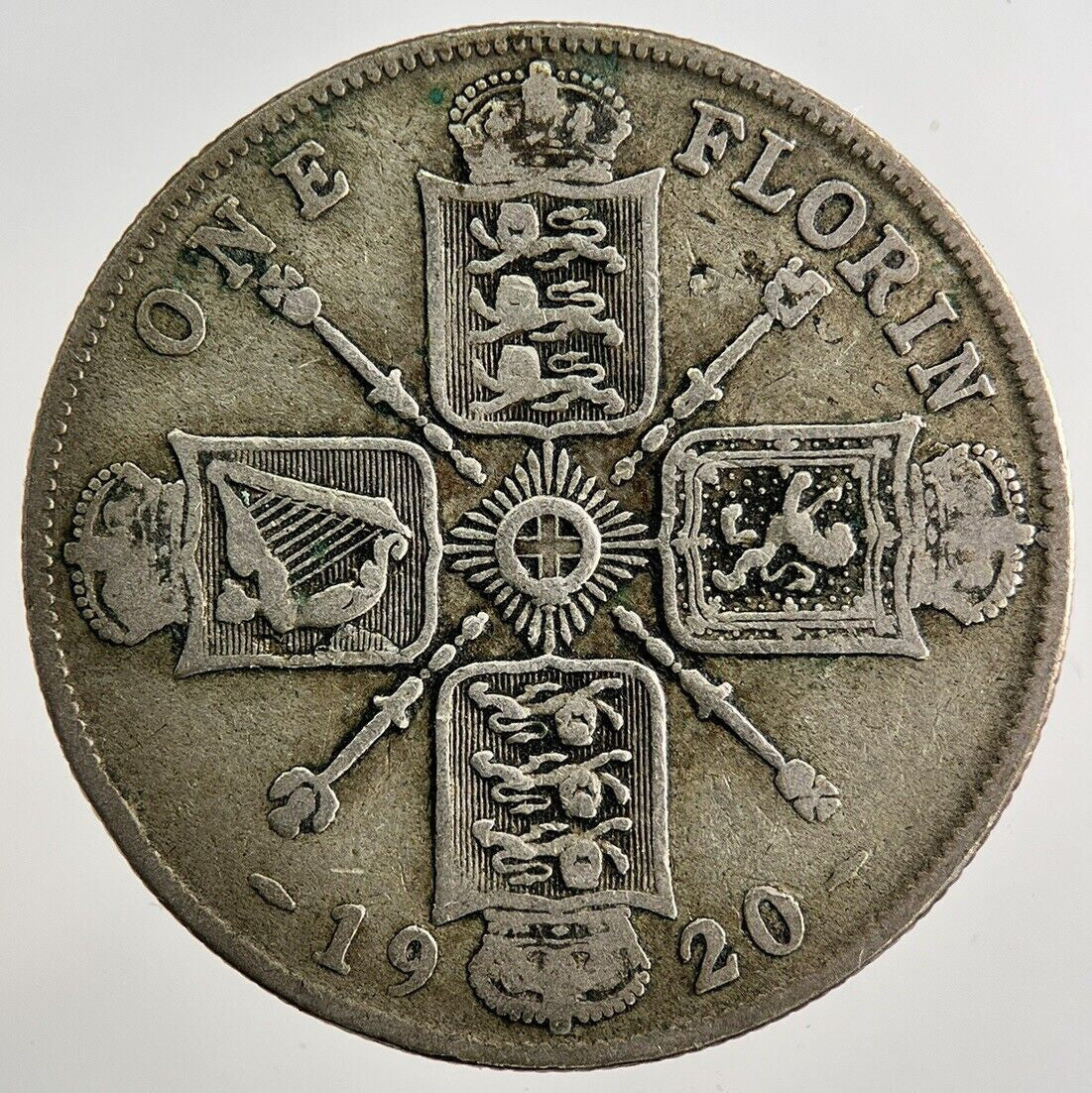 1920 George V Florin Silver Coin | Collectable Grade | a8104