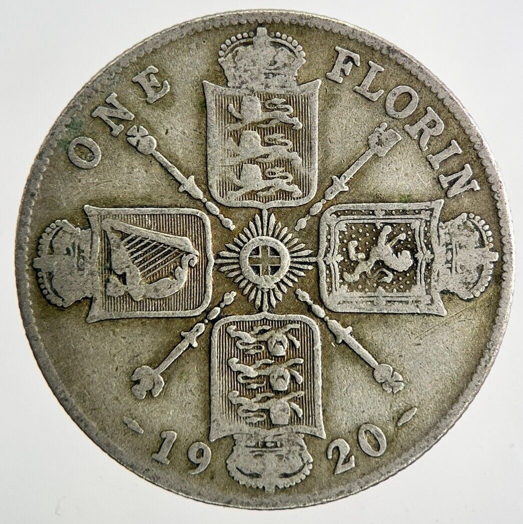 1920 George V Florin Silver Coin | Collectable Grade