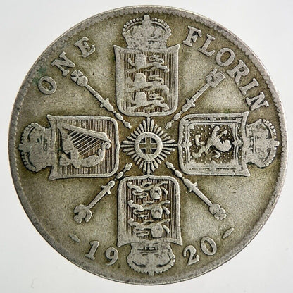 1920 George V Florin Silver Coin | Collectable Grade