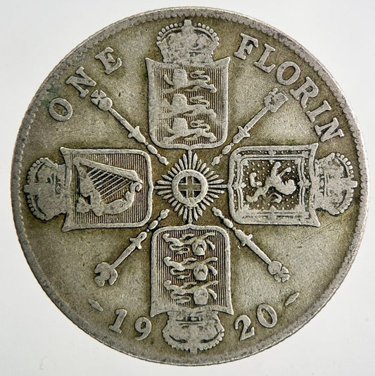 1920 George V Florin Silver Coin | Collectable Grade