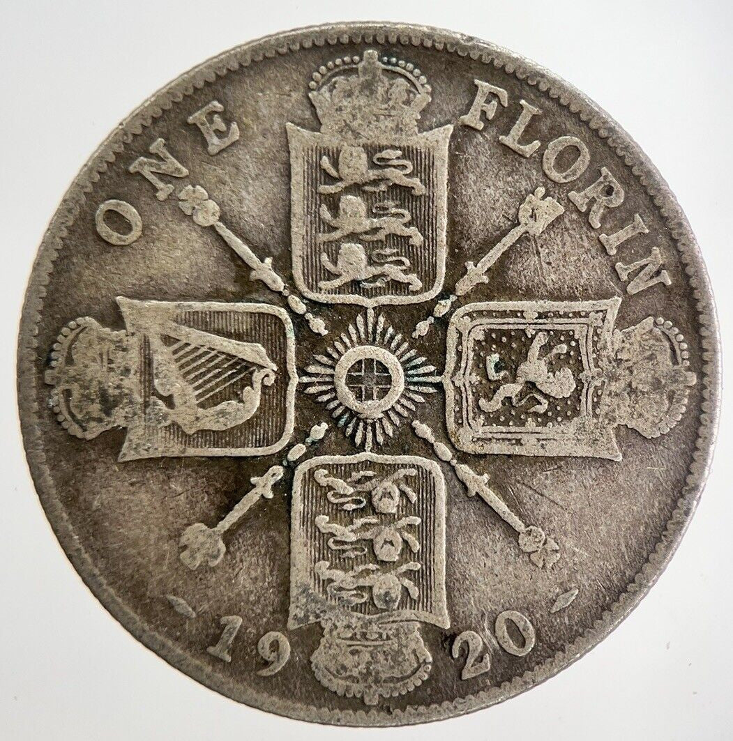 1920 George V Florin Silver Coin | Collectable Grade