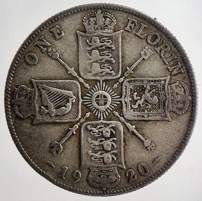 1920 George V Florin Silver Coin | Collectable Grade