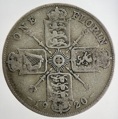 1920 George V Florin Silver Coin | Collectable Grade