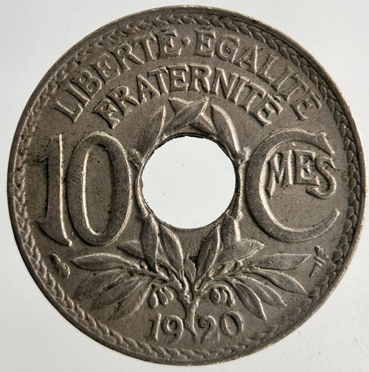 1920 France 10 Centimes Coin | Fine Collectable Grade
