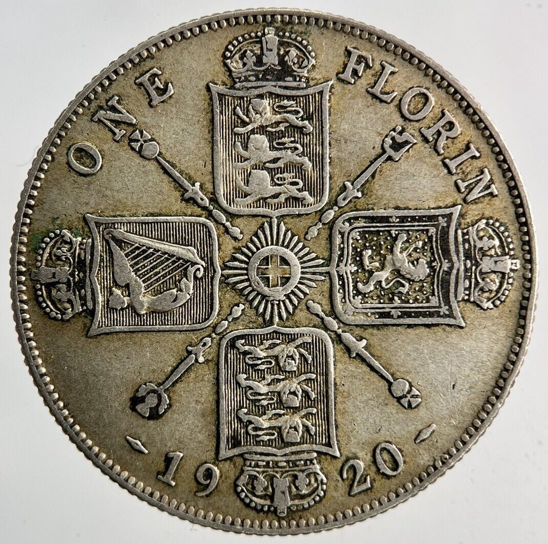 1920 George V Florin Silver Coin | Fine Collectable Grade
