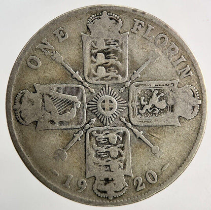 1920 George V Florin Silver Coin | Fair Collectable Grade