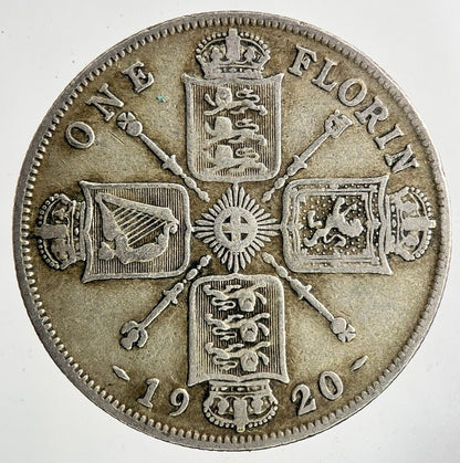 1920 George V Florin Silver Coin | Collectable Grade