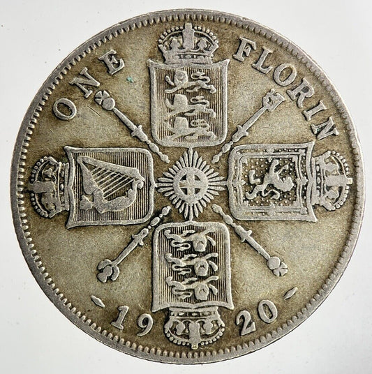 1920 George V Florin Silver Coin | Collectable Grade