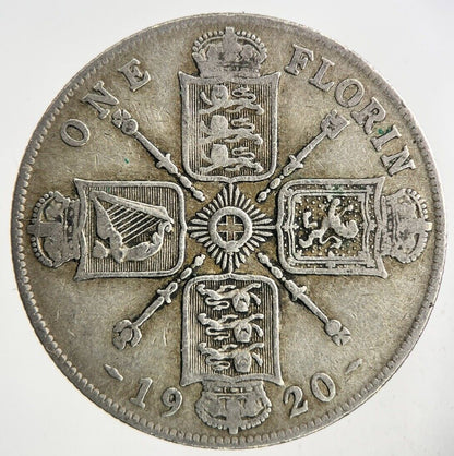 1920 George V Florin Silver Coin | Collectable Grade