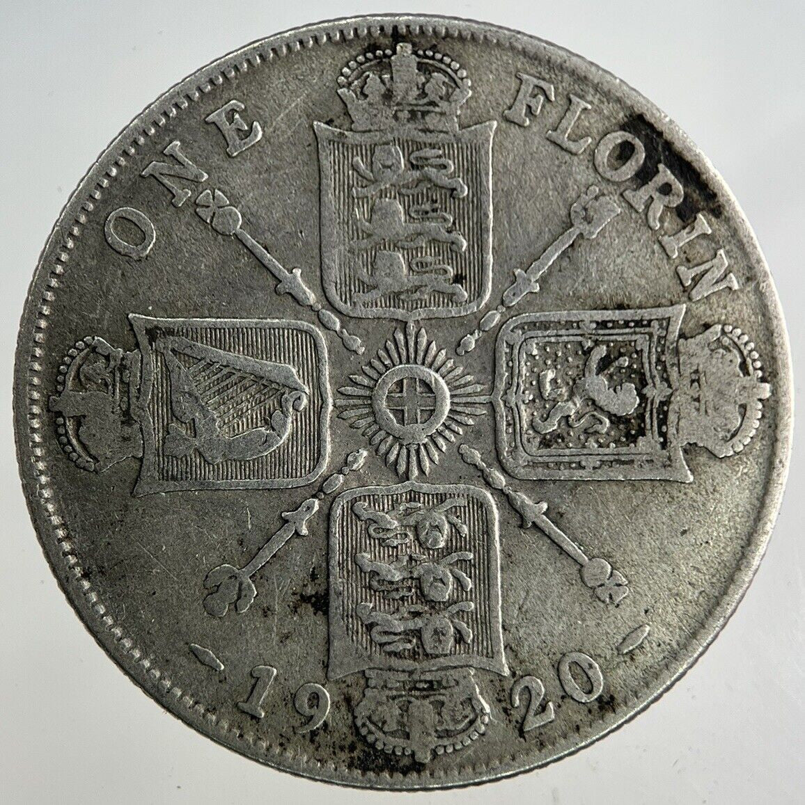 1920 George V Florin Silver Coin | Collectable Grade