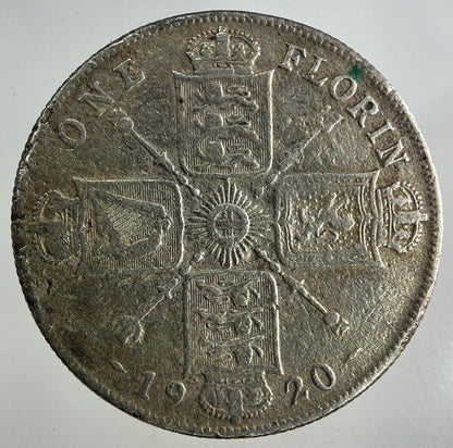 1920 George V Florin Silver Coin | Collectable Grade