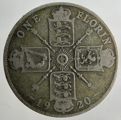 1920 George V Florin Silver Coin | Collectable Grade