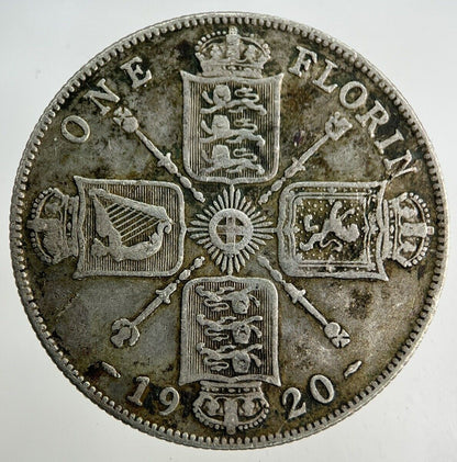 1920 George V Florin Silver Coin | Fine Collectable Grade