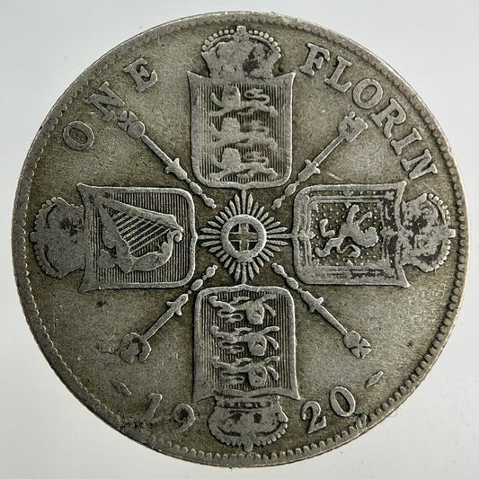 1920 George V Florin Silver Coin | Collectable Grade