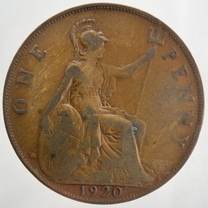 1920 George V One Penny Coin | Fine Collectable Grade