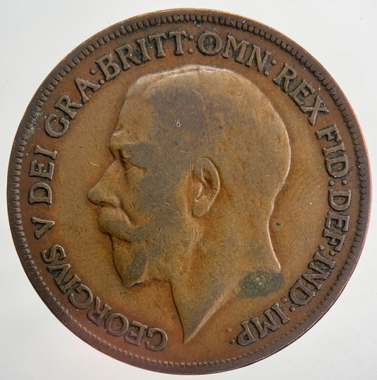 1920 George V One Penny Coin | Fine Collectable Grade