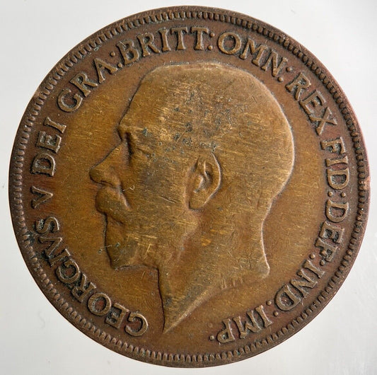 1920 George V One Penny Coin | Collectable Grade