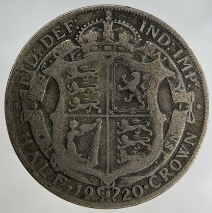1920 George V Half-Crown Silver Coin | Fine Collectable Grade