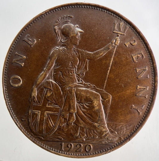 1920 George V One Penny Coin | Fine Collectable Grade