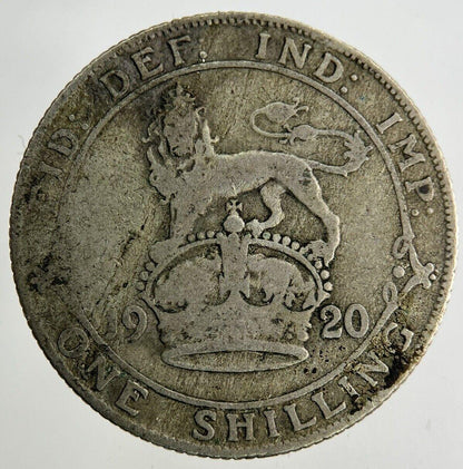 1920 George V Shilling Silver Coin | Collectable Grade