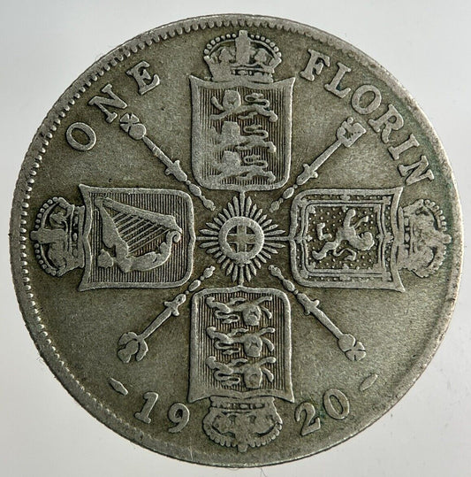 1920 George V Florin Silver Coin | Fine Collectable Grade