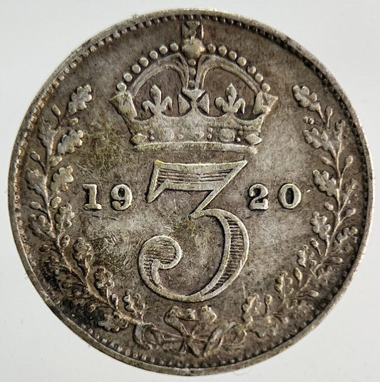 1920 George V Silver Threepence Coin | Fine Collectable Grade