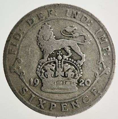 1920 George V Sixpence Silver Coin | Collectable Grade