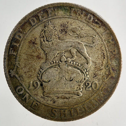 1920 George V Shilling Silver Coin | Fair Grade