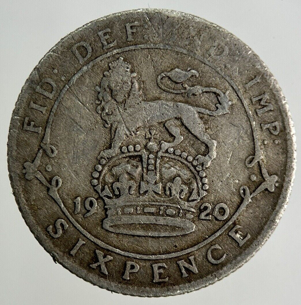 1920 George V Sixpence Silver Coin | Collectable Grade