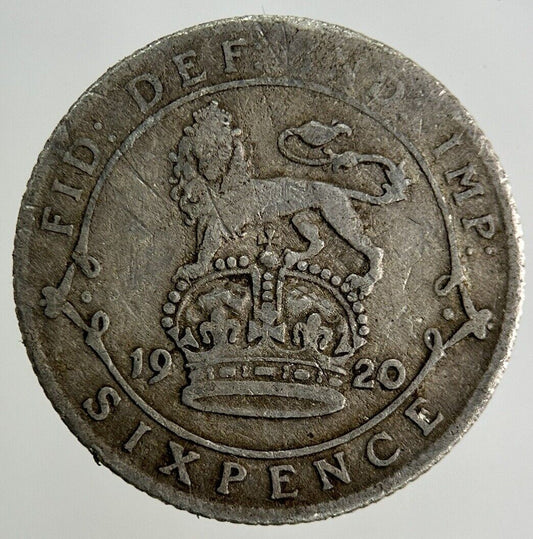 1920 George V Sixpence Silver Coin | Collectable Grade