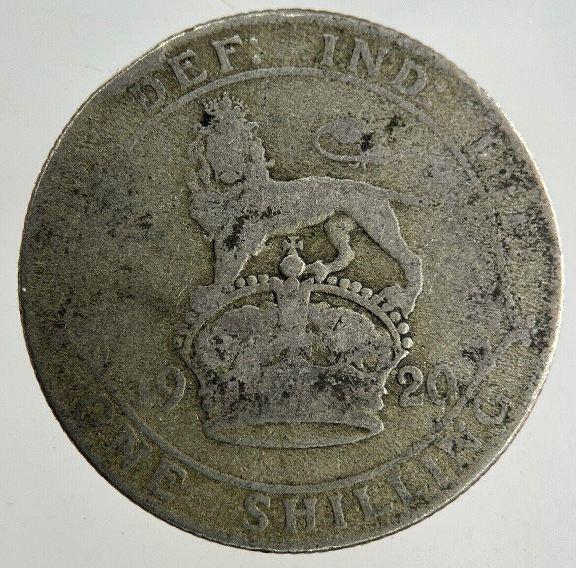 1920 George V Shilling Silver Coin | Collectable Grade