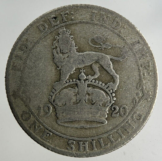 1920 George V Shilling Silver Coin | Collectable Grade
