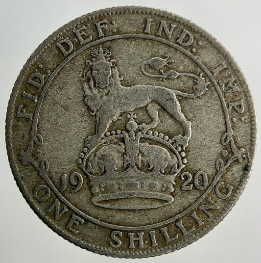 1920 George V Shilling Silver Coin | Collectable Grade