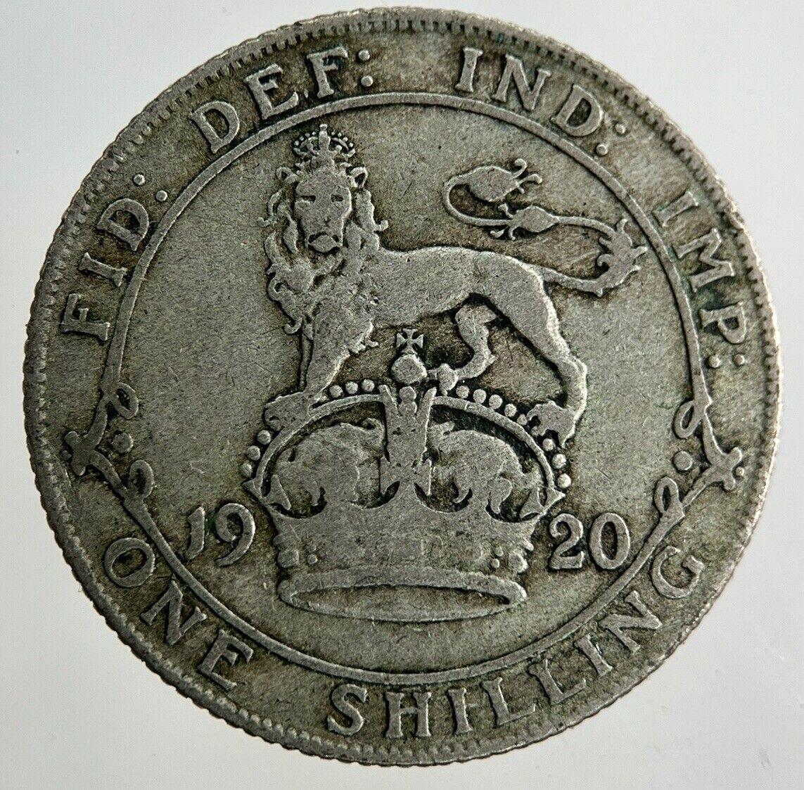 1920 George V Shilling Silver Coin | Collectable Grade