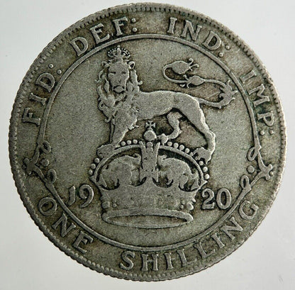 1920 George V Shilling Silver Coin | Collectable Grade