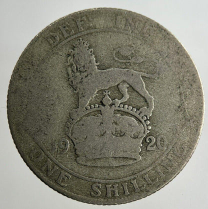 1920 George V Shilling Silver Coin | Collectable Grade