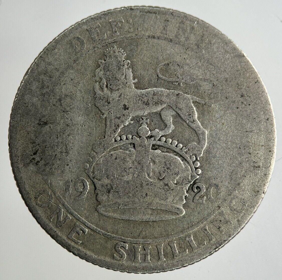 1920 George V Shilling Silver Coin | Collectable Grade