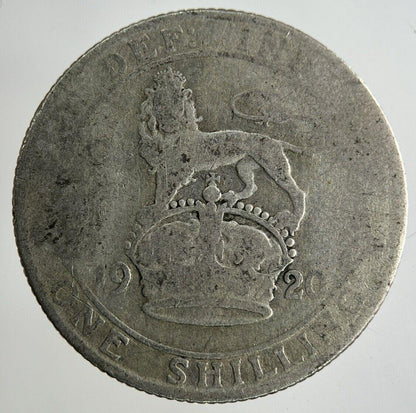 1920 George V Shilling Silver Coin | Collectable Grade