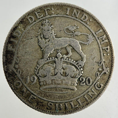 1920 George V Shilling Silver Coin | Collectable Grade