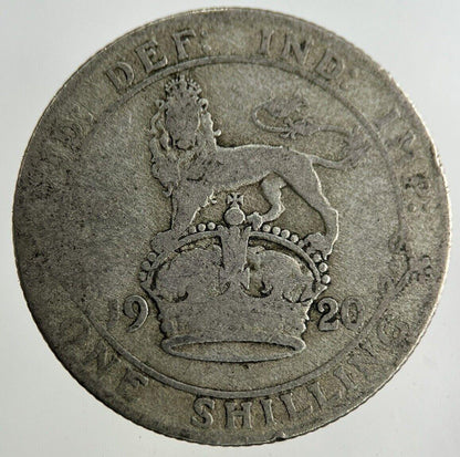 1920 George V Shilling Silver Coin | Collectable Grade