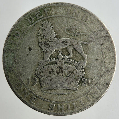 1920 George V Shilling Silver Coin | Collectable Grade