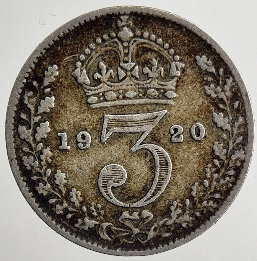 1920 George V Threepence Silver Coin | Fine Collectable Grade | a5580