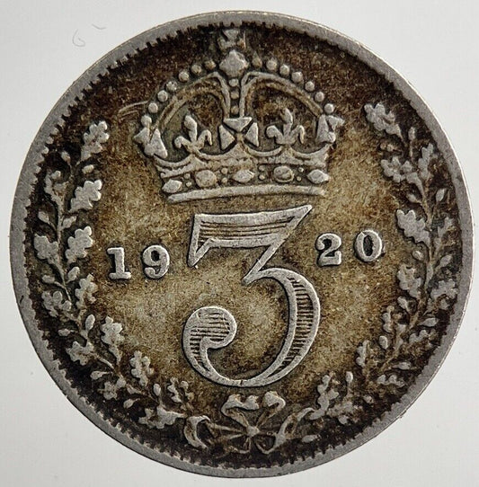 1920 George V Threepence Silver Coin | Fine Collectable Grade | a5580