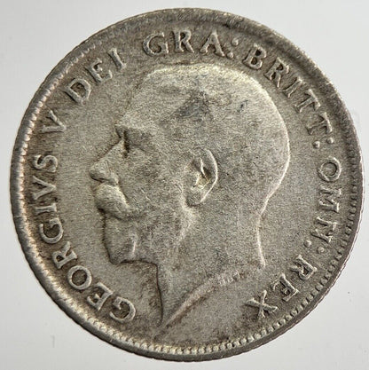 1920 George V Sixpence Silver Coin | Fine Collectable Grade | a8559