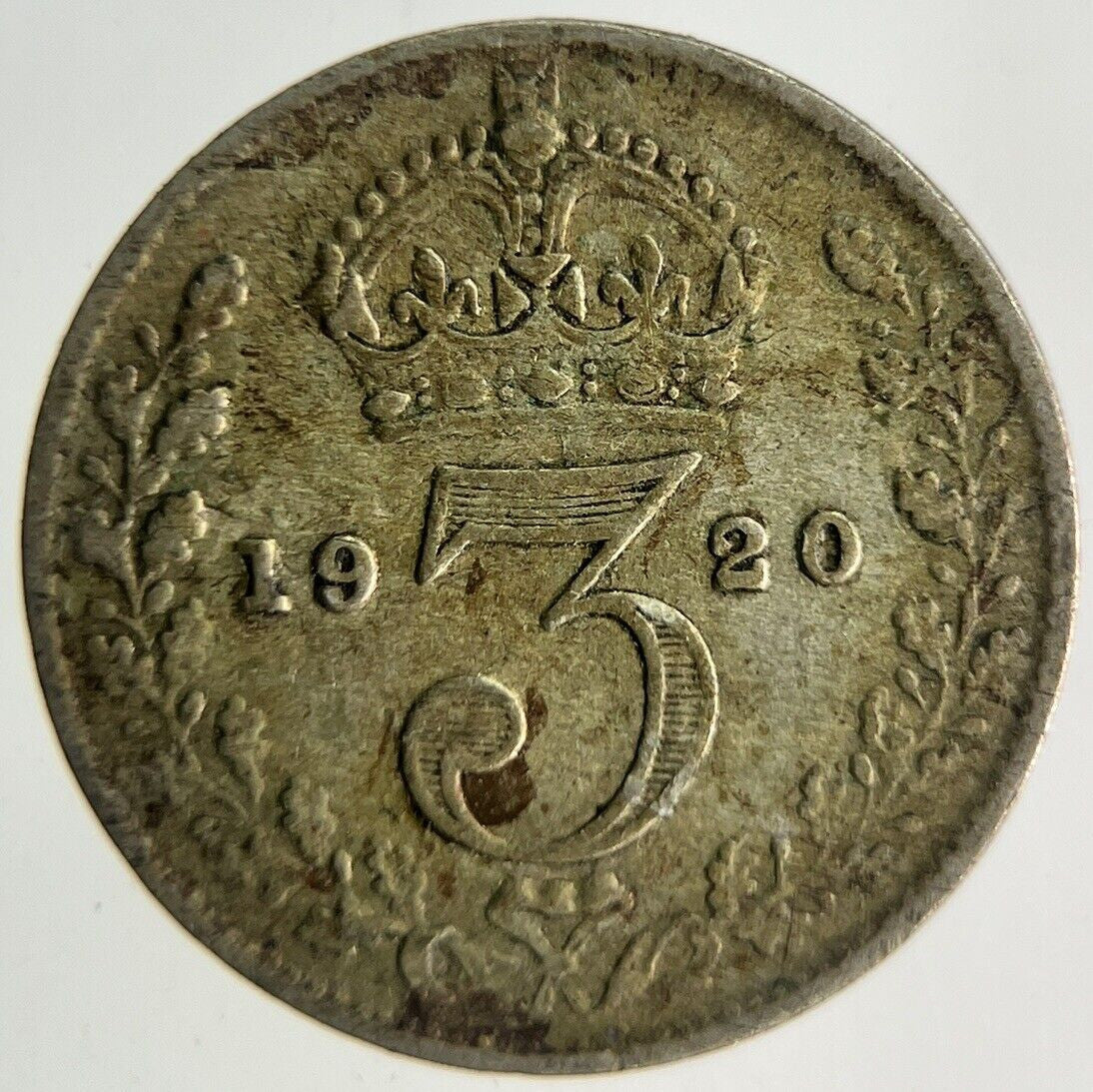 1920 George V Threepence Silver Coin | Fine Collectable Grade