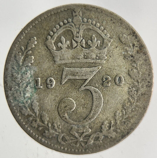 1920 George V Threepence Silver Coin | Collectable Grade